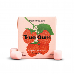 Chewing-gum Framboise et vanille True Gum
