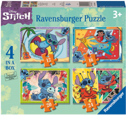 Ravensburger Disney Puzzle 4 en 1 Stitch 12/16/20/24