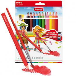10 crayons aquarelle - Bruynzeel