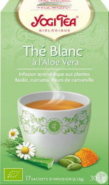 Infusion thé blanc à l'aloe vera bio Yogi Tea