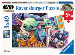 Puzzle 3x49 Mandalorian Star Wars Ravensburger