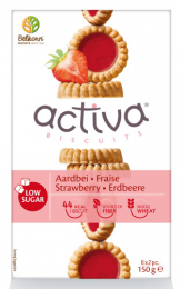 Biscuits fraise sans sucre Activa - 150g BIO - BELKORN