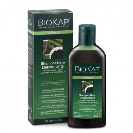 Shampoing noir détoxifiant 200 ml Biokap