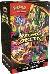 PRECOMMANDE  Bundle 6 boosters Pokémon Méga-Évolution Règne Delta ME06 – FR