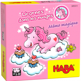 Licornes dans les nuages Mémo magique Haba