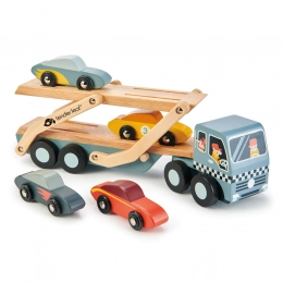 Transporteur voitures en bois Tender Leaf Toys