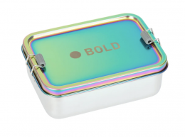 Boite à goûter inox Adventure Bold vert Lassig