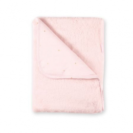 Couverture Softy Pink pois 75x100cm Bemini