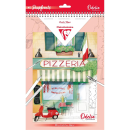 Bloc de coloriage multi-techniques Odelia Les vitrines - A4 20 feuilles 250 g - Odelia
