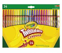 24 Crayons á la cire twistables Crayola