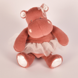 Peluche Hippopotame Terracotta Tutu - 22 cm Histoire d'ours