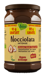 Pâte à tartiner cacao et noisettes BIO - 740g + 95 gratuit - Nocciolata