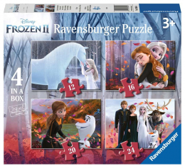 Puzzle 4 en 1 Disney La Reine des Neiges II Amour et amitié Ravensburger