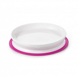 Assiette Stick et stay Pink Oxo Tot