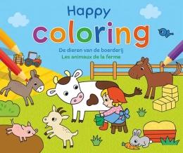 Happy coloring Les animaux de la ferme Chantecler
