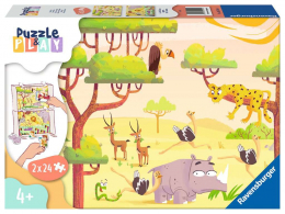 Puzzle&Play 2x24 pièces L'heure du safari Ravensburger