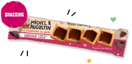 Petits carrés queue leu leu chocolat noir Michel et Augustin