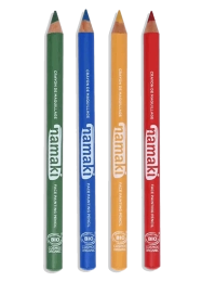 Set de 4 crayons de maquillage fins - Vert/Bleu/Jaune/Rouge Namaki