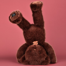Ours en peluche Clémentin Marron Chocolat - 38 cm Histoire d'ours