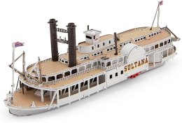 Metal Earth Papillon Sultana Stemboat Puzzle 3D métallique