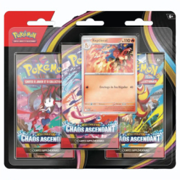JCC Pokémon - ME04 Chaos Ascendant - Blister 3 boosters | FR