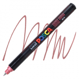 Marqueur PC1MR pointe extra-fine 0,7 mm Rouge métal POSCA
