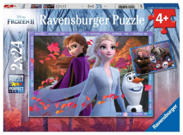 Puzzles 2x24 p Vers des contrées glacées - Disney La Reine des Neiges 2 Ravensburger
