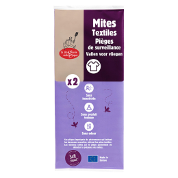 Anti-mites textiles ( La Droguerie Ecologique ) - 2 plaquettes