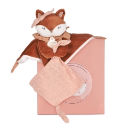 MINA - Doudou attache-sucette 20cm - Doudou et Compagnie