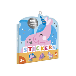 Boite 100 gommettes - licornes Janod