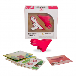 Puzzle 3D Tyrannosaure rouge Half toys