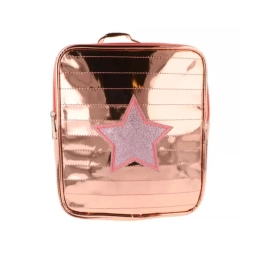 Sac isotherme - rose gold - pour enfants - Anse courte - Fermeture zippée