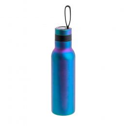Gourde à double paroi en acier inoxydable 500 ml - BOLD, bleu violet Lassig
