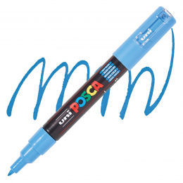 Marqueur PC1MC pointe extra-fine 0,7-1 mm Bleu ciel POSCA