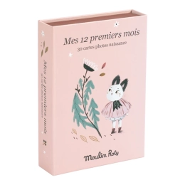 Cartes Mes 12 premiers mois Après la pluie (30 cartes) Moulin Roty