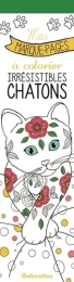 Irrésistibles chatons - 50 marque-pages à colorier Marica Zottino