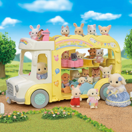 Le bus et sa cour de récréation Sylvanian