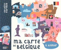 Ma carte de Belgique à animer Auzou