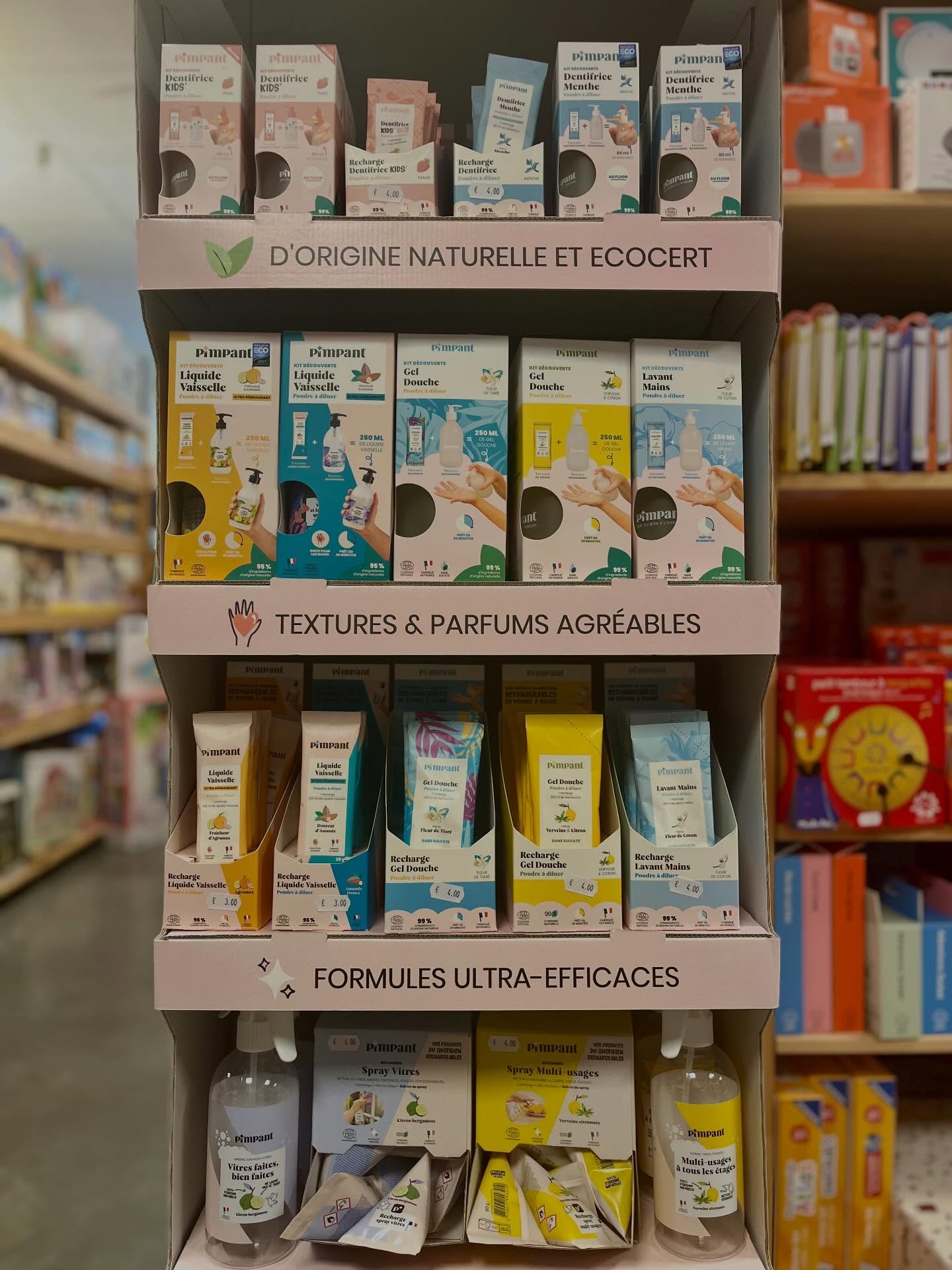 Cosmétiques naturels et bio en magasin Ath